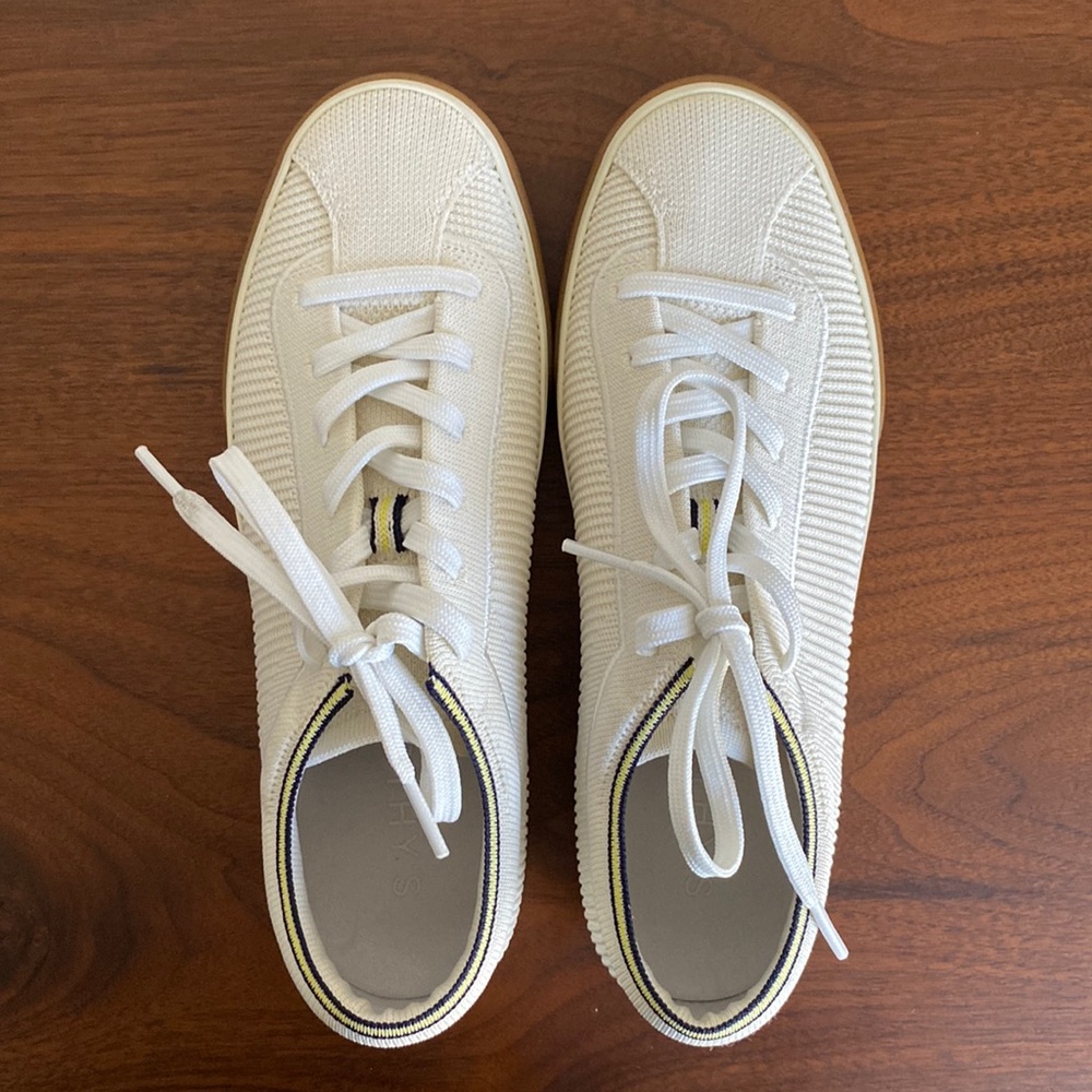 Rothy's The Lace Up in Vanilla | 9